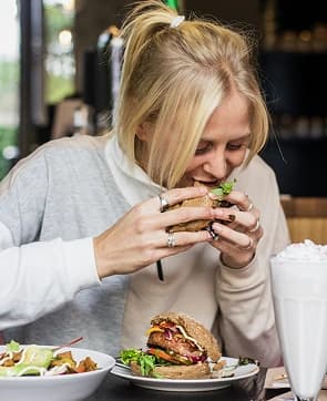 CRAV Burger takeaway packaging in Sydney